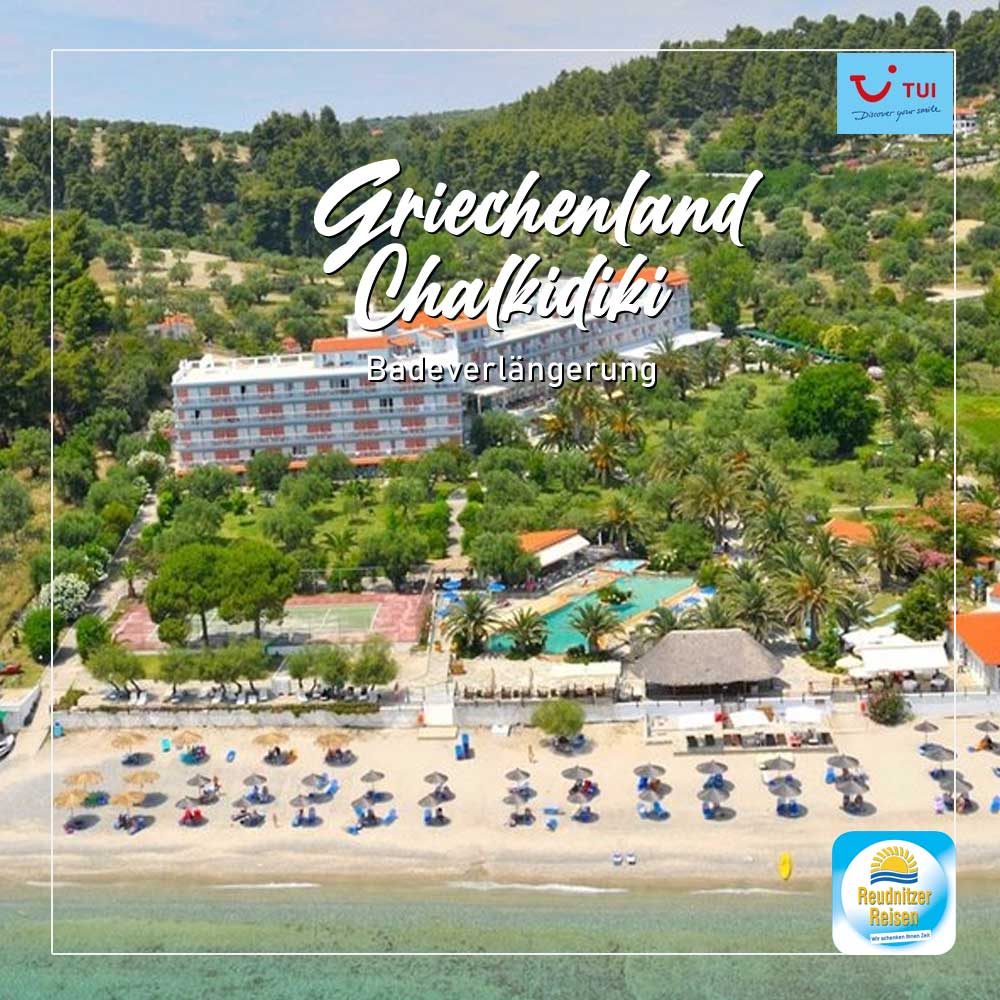 Bedeverlängerung Halbinsel Chalkidiki