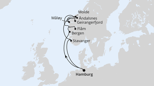 Route_Norwegen
