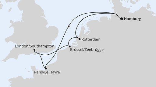 Route_Westeuropa