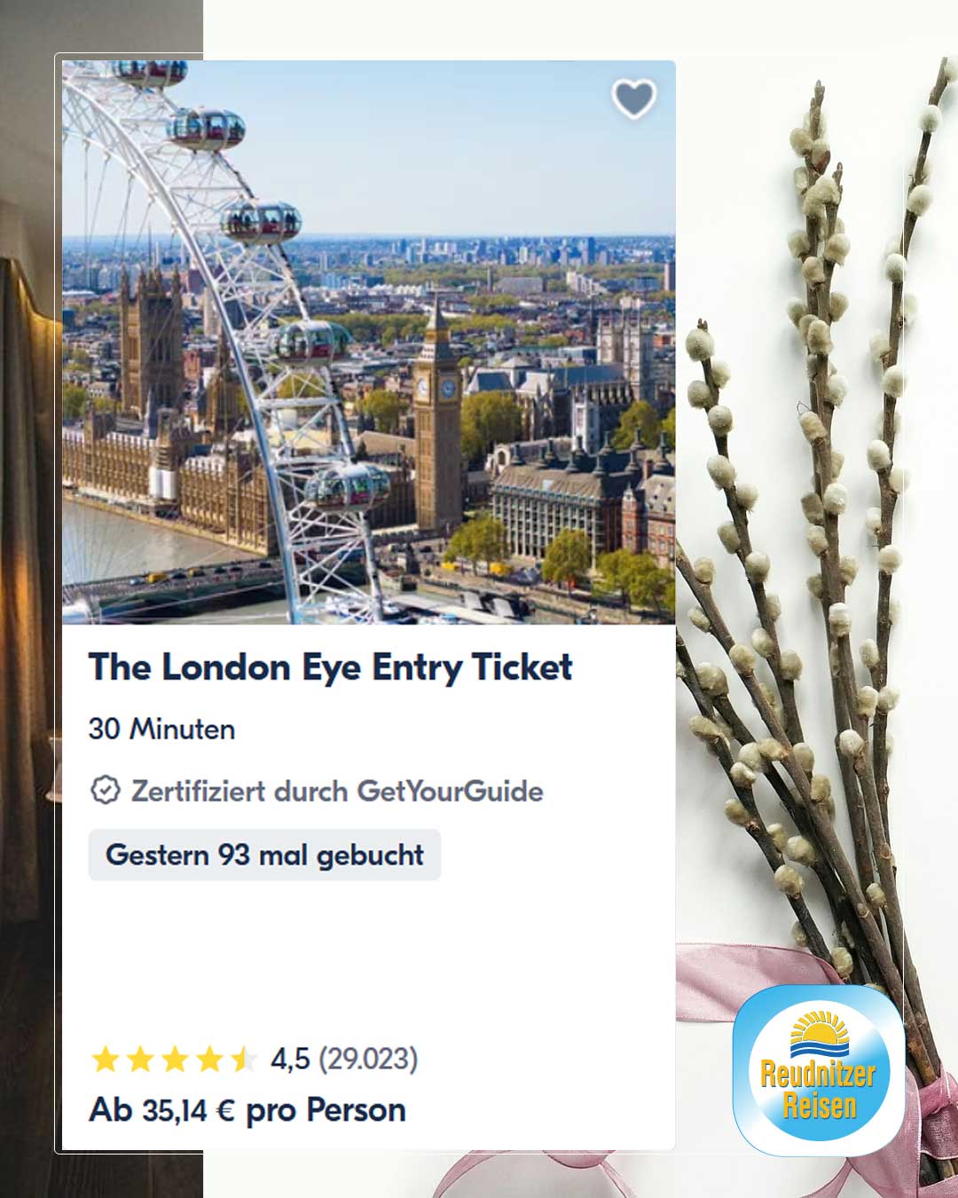 London: The London Eye Entry Ticket