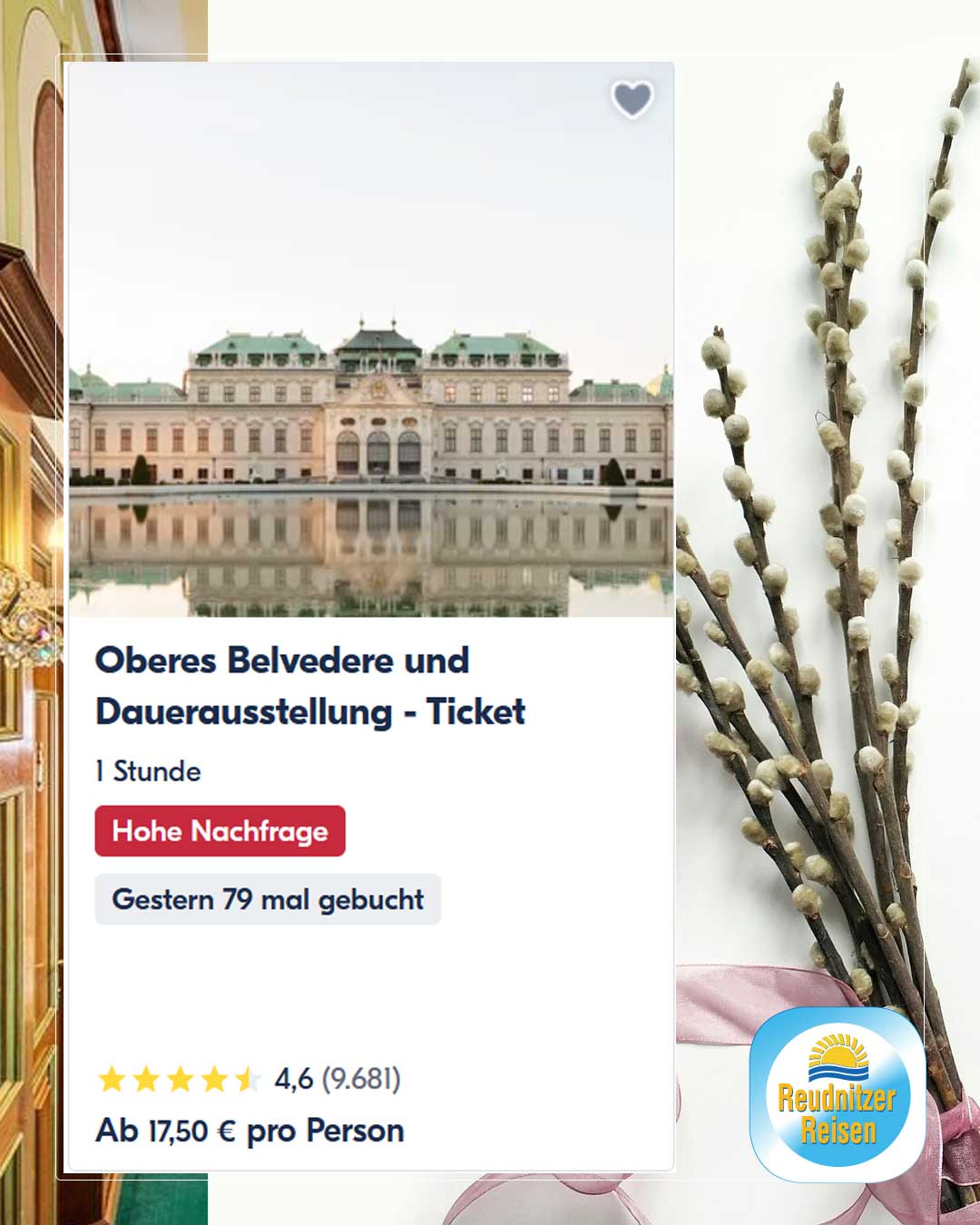 Wien: Oberes Belvedere und Dauerausstellung - Ticket