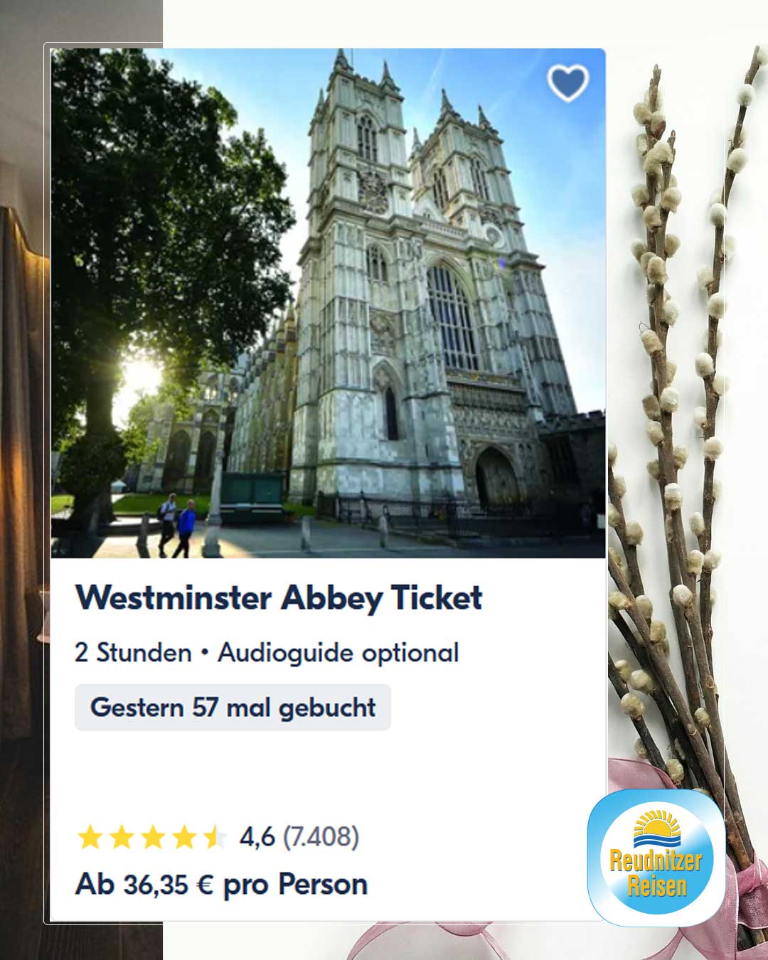 London: Westminster Abbey Ticket