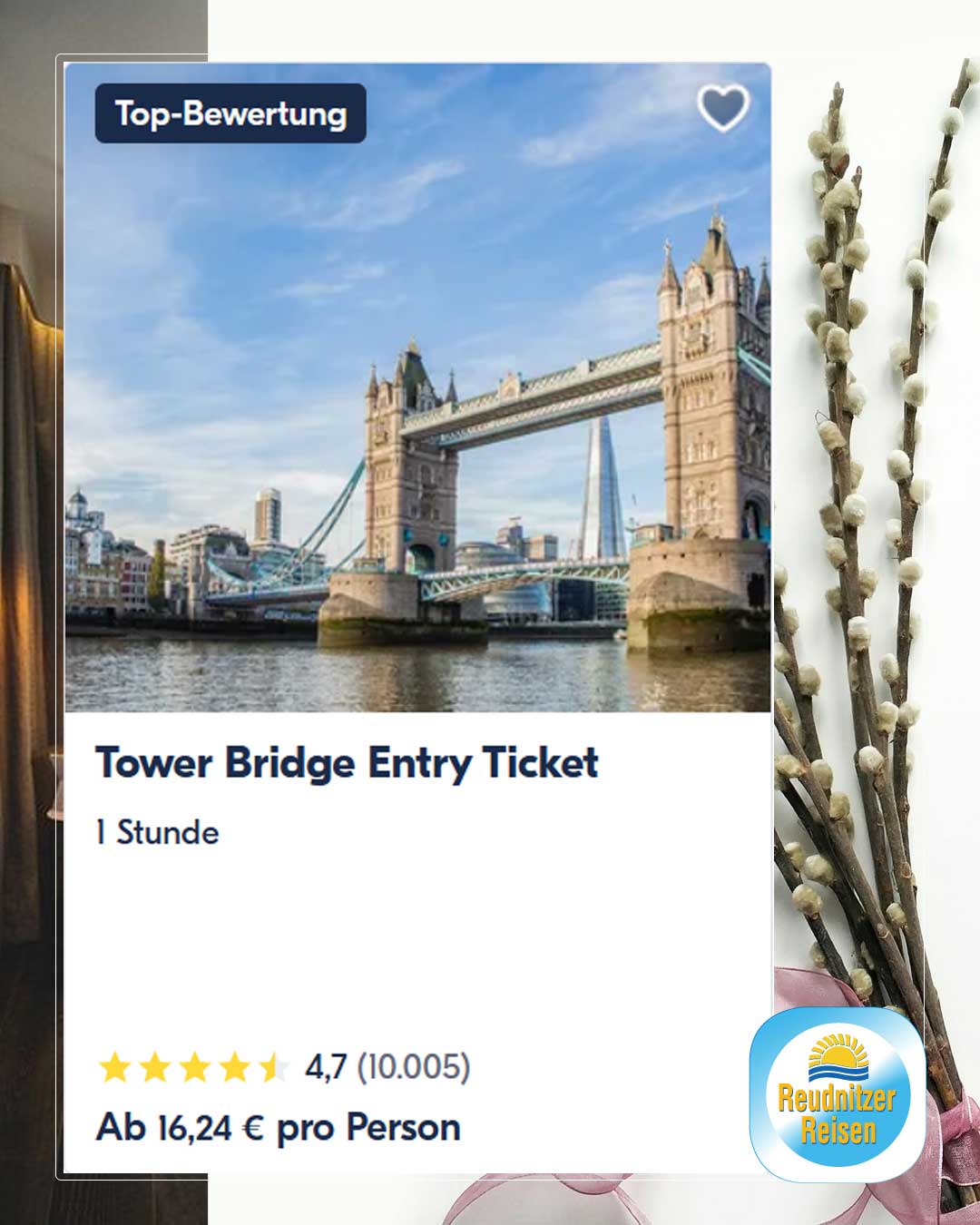 London: Tower Bridge Entry Ticket