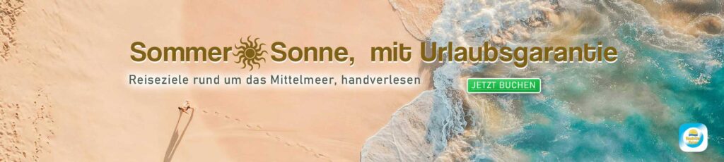 Reiseziele rund um das Mittelmeer, handverlesen