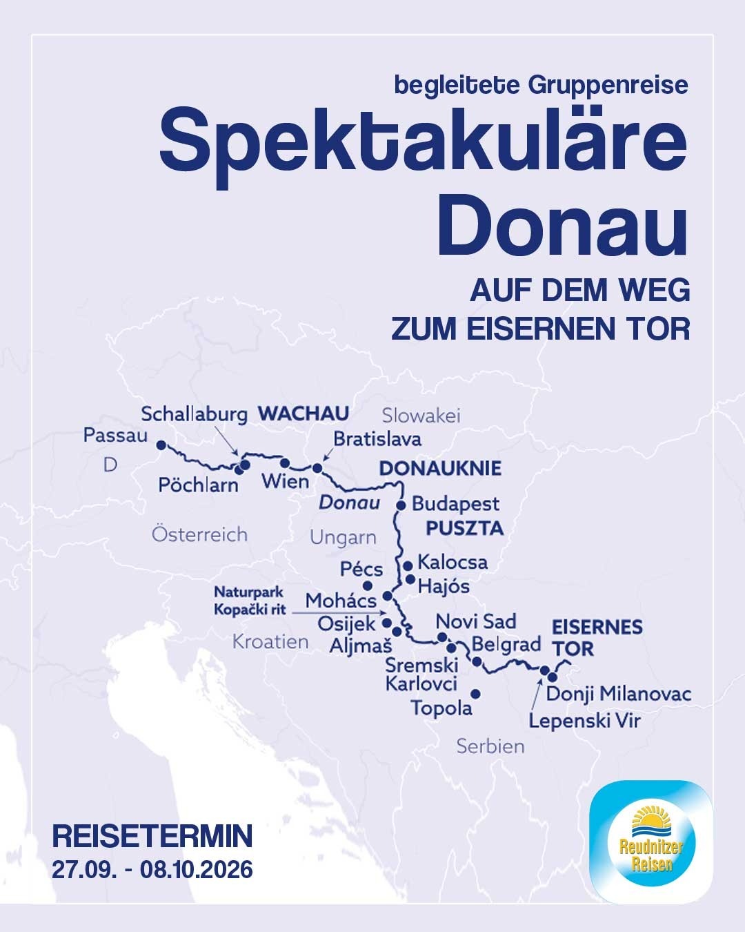 Donau 2026 Map