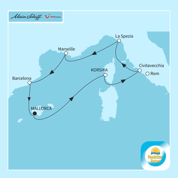 Westliches Mittelmeer – ab/bis Palma 