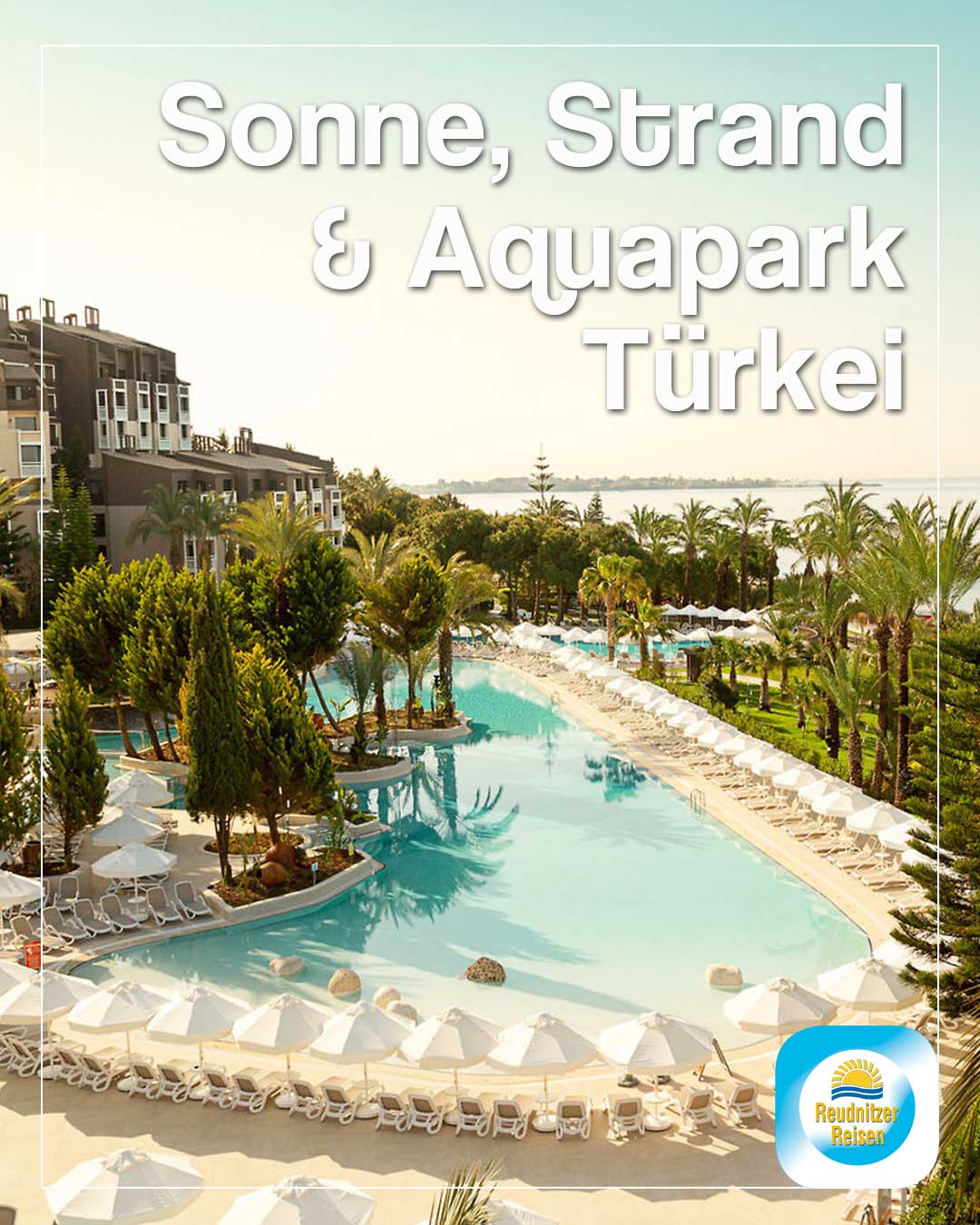 Sonne tanken in der Türkei