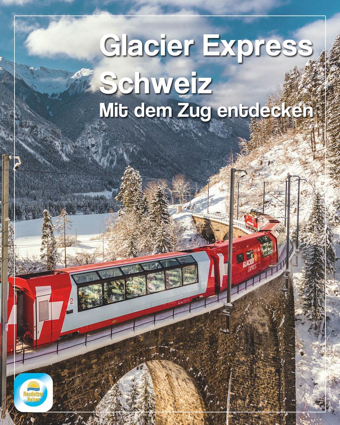 Zugreise Schweizer Alpen