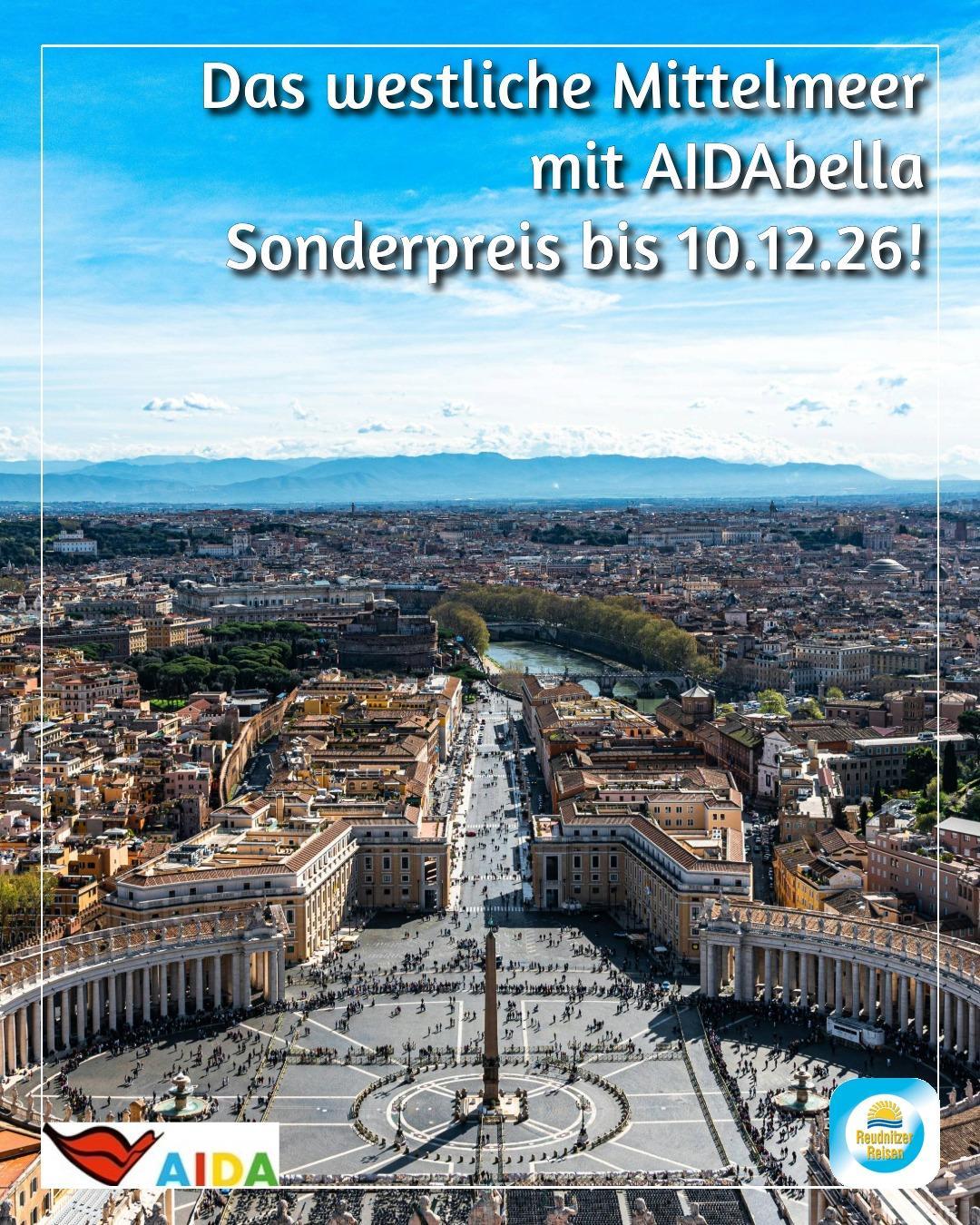 Mittelmeer mit AIDAbella