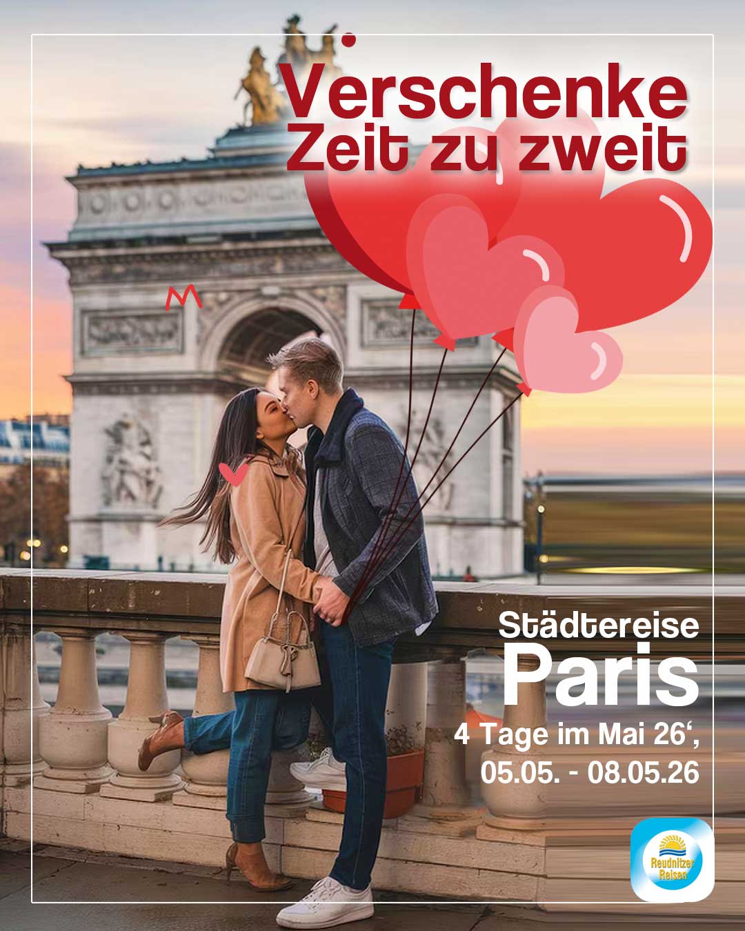 Zeit zu zweit, Städtereise Paris