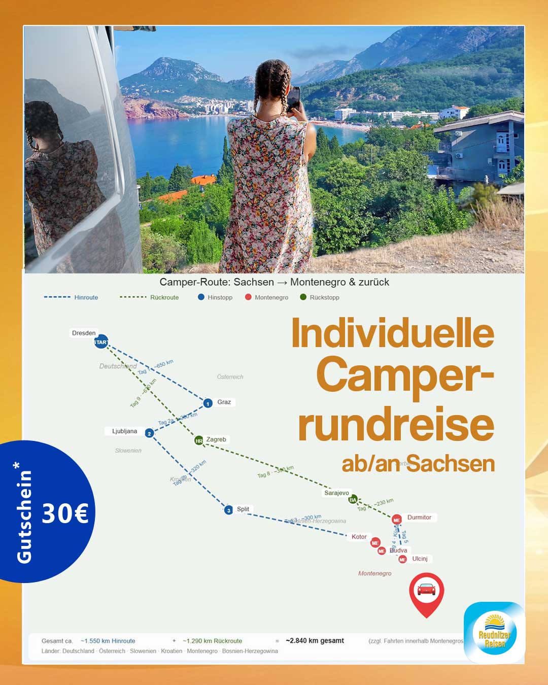Camperrundreise ab/an Sachsen