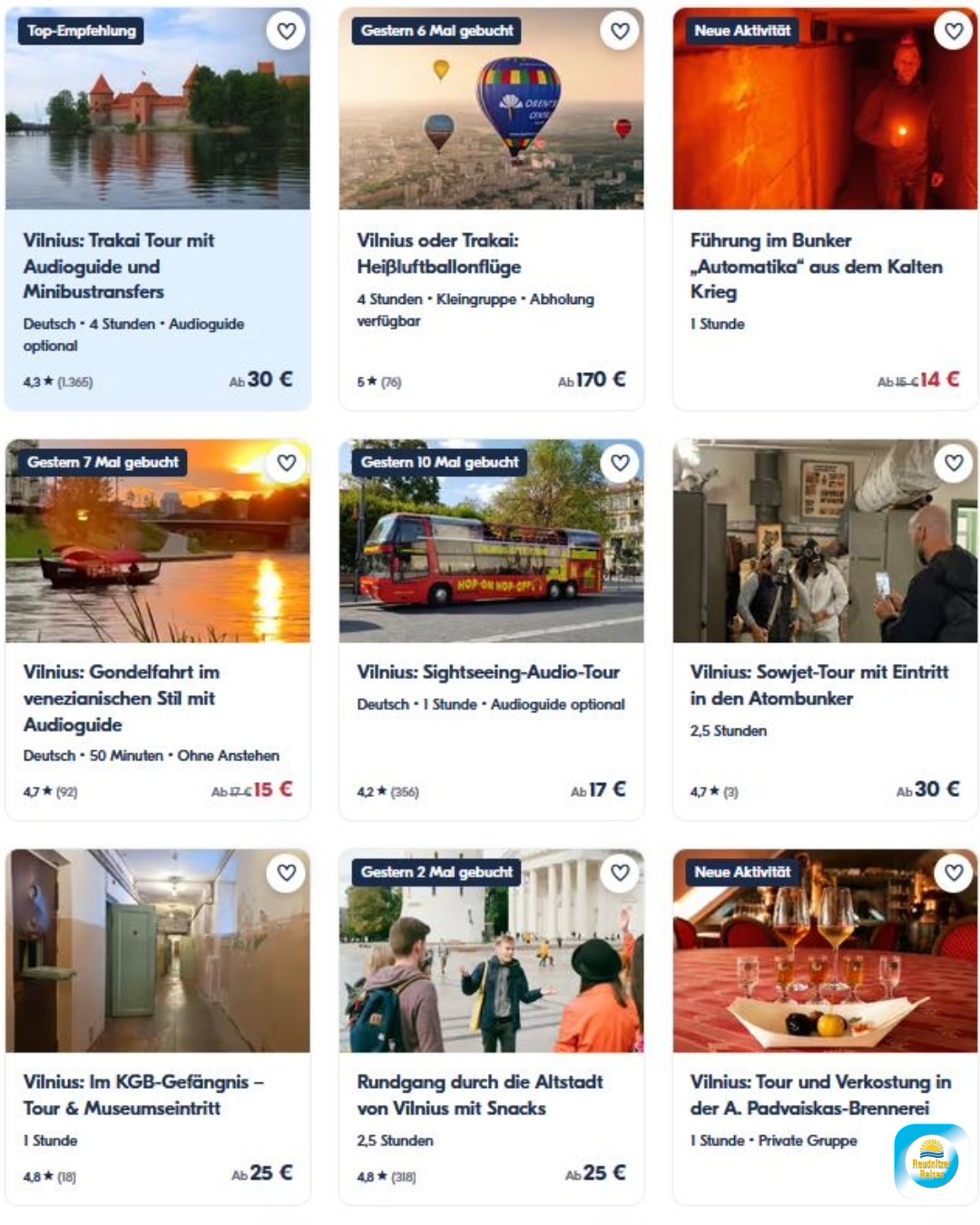 Ausflüge Vilnius